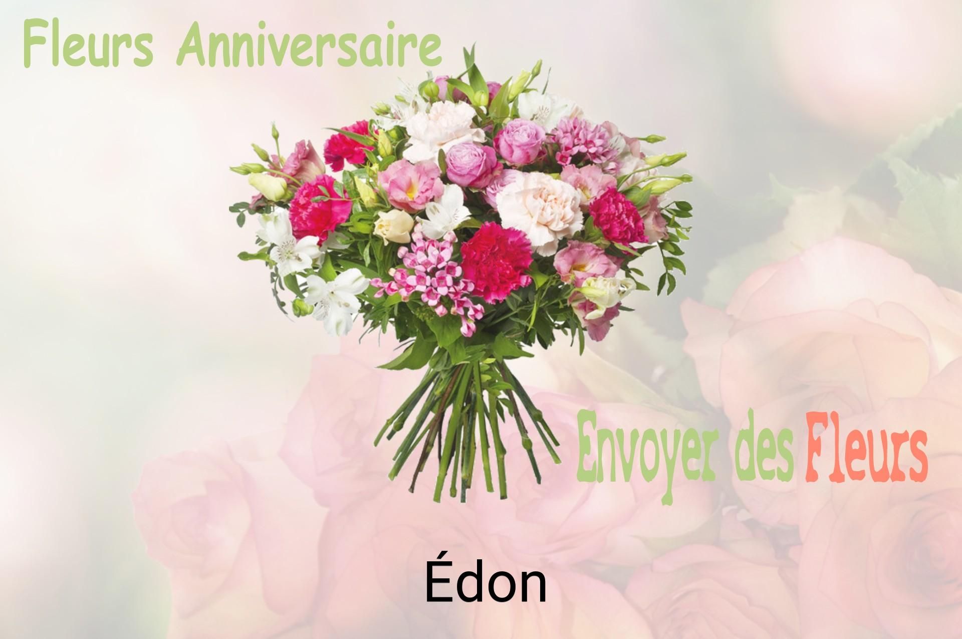 Bouquet de fleurs d’anniversaire livré à Édon