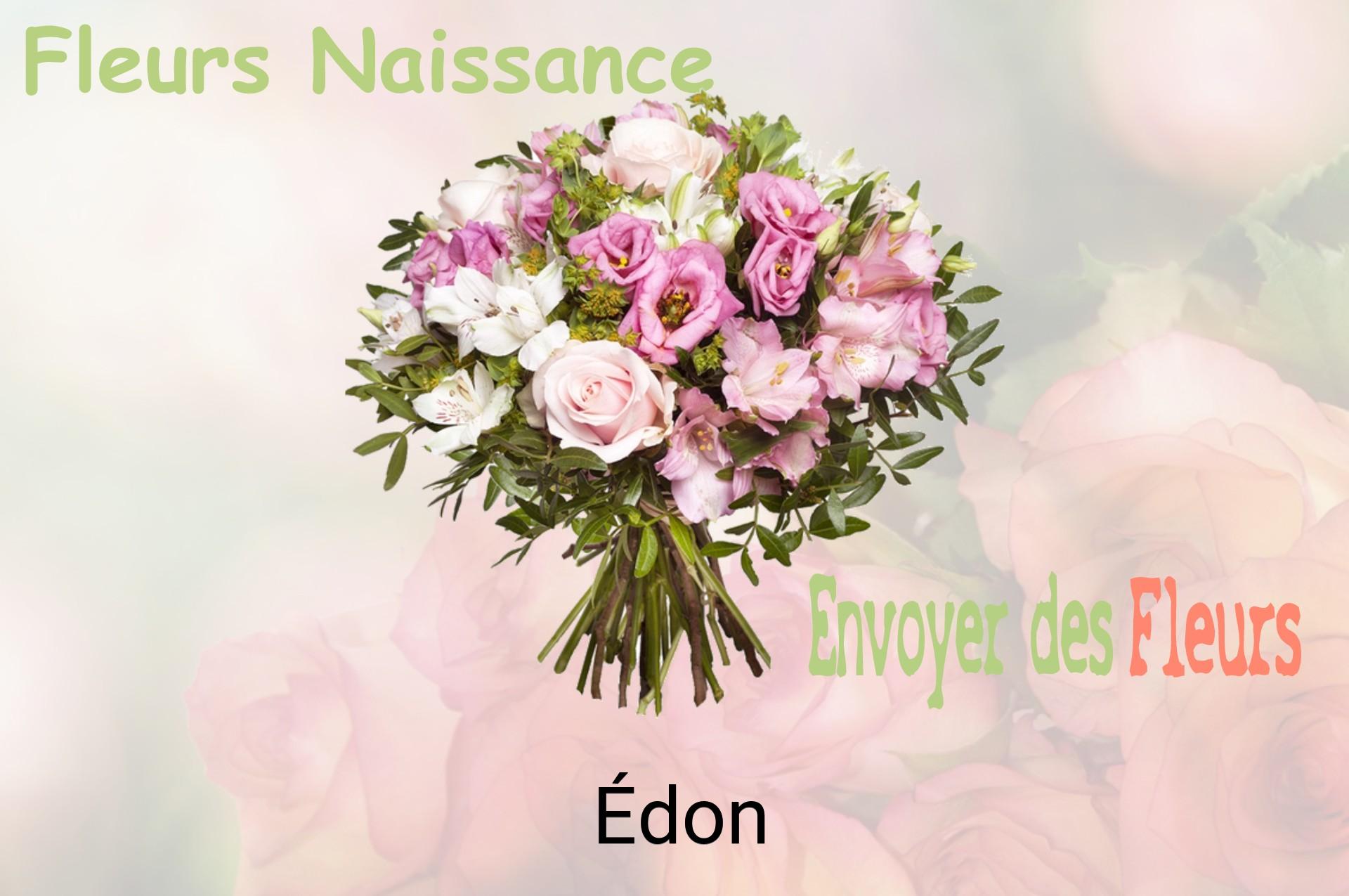 Bouquet de fleurs de naissance livré à Édon